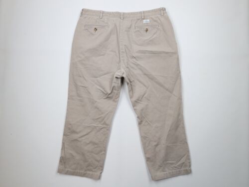 Vineyard Vines Mens 40x26 Faded Club Wide Leg Chino Pants Trousers Beige Cotton Item image 9
