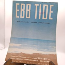 Vintage Sheet Music, Ebb Tide by Leo Robin and Ralph Rainger, Popular Melodies - £6.19 GBP