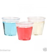 Clear Plastic SHOT GLASSES 1 ounce Party CUP whiskey shooters bar glass ... - €15,79 EUR