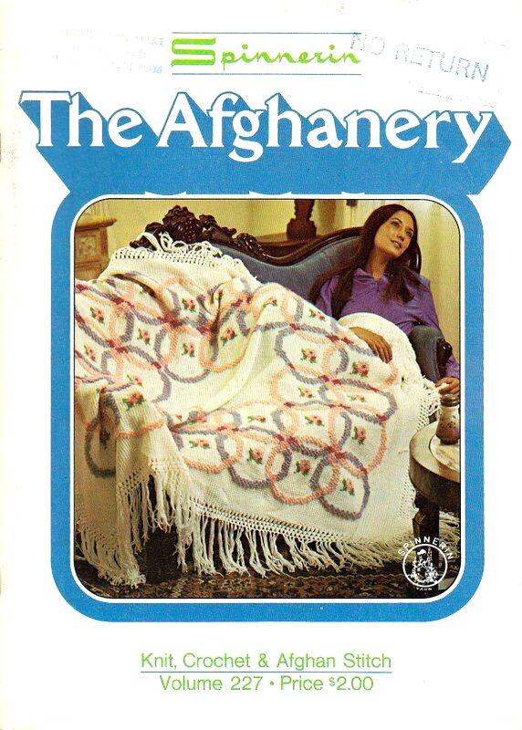 Primary image for Spinnerin The Afghanery Knit Crochet & Afghan Stitch Vol. 227 1973 Vintage Craft