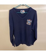 Nutmeg Mills Dodger Stadium  MLB Blue Sweater Sz Large - £54.43 GBP