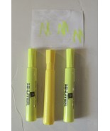 Yellow Accent Highlighters Thick Lines, Set of 3 (Used) - $3.55