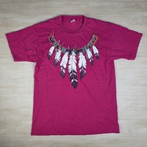 Vintage Fruit Of The Loom Large Southwest Dream Catcher Feathers Native ... - €16,75 EUR