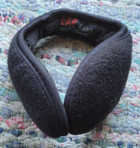 Black Adjustable Ear Band Ear Covers Warm Winter 100% Polyester Sledding... - £9.23 GBP