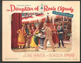 Daughter of Rosie O&#39;Grady-Lobby Card-#6-1950-June Haver-Gordon MacRae - £34.87 GBP