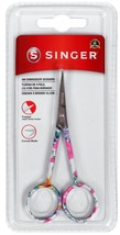 Singer Curved Embroidery Scissors 4"-Floral - $14.49
