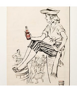 1958 Dr Pepper Soda Frosty Man 10 2 4 Advertisement Pop Beverage DWII30 - €26,06 EUR