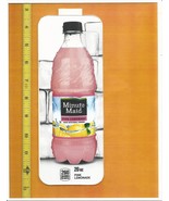 Coke Chameleon Size Minute Maid Pink  Lemonade 20 oz BOTTLE Soda Flavor ... - $4.10 CAD