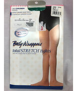 Body Wrappers Footed Green Tights C80S, Sz Child S/M 4-7, New in Package - $103.72 MXN