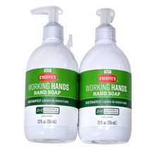 2 Pack O&#39;keeffe&#39;s Working Hands Hand Soap Moisturizing Unscented 12oz. - £20.44 GBP