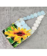 Womens Purse Small Sunflower Metal Ring Link Plastic Square Tote - £46.92 GBP