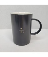 Starbucks Reserve Roastery Gold Star R Black Matte 12 oz Coffee Mug 2013... - $28.08