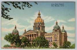 Des Moines Iowa State Capitol Iowa Development Commission Postcard D29 - £7.79 GBP