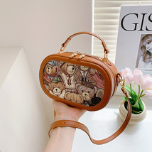 Cartoon Casual Exquisite Small Round Bag Hand Bag 2023 Autumn Cute Versatile Wom - £40.89 GBP