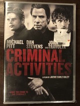 Criminal Activities DVD 2016 Michael Pitt Dan Stevens John Travolta Gangster - £5.75 GBP