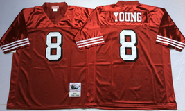 Men&#39;s Steve Young #8 Stitched Jersey 1994 Scarlet White - €40,40 EUR