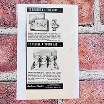 1949 Helene Pessl - Children&#39;s Toiletries - Lady or Lad- Original Retro PRINT AD - $11.87