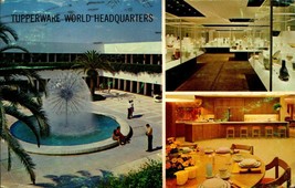 Orlando Florida 1960-70s Postcard Tupperware World Headquarters Multiview BK41 - £2.33 GBP