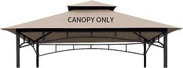 CoastShade 5 ft x 8 ft TOP Only Grill BBQ Gazebo Roof Top Double Tiered - £40.75 GBP