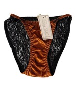 VTG Rene Rofe String Bikini Panties Velvet See Through Black Lace Sz 6 M... - $40.13 CAD