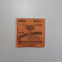 Vintage Watch Crystal Acrylic NOS Rocket Cylinder SUC Waterproof Repair ... - $9.70