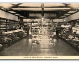 Heikel&#39;s Drug Store Hoquiam Washington WA UNP B&amp;W DB Postcard H28 - $39.55
