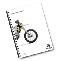 HUSQVARNA 2023 - FE 350 - OWNERS MANUAL  - REPRINTED COMB BOUND - $25.25