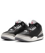 NEW Nike Air Jordan 3 Retro Black Cement 2024 PS DM0966-010 GS Size 2.5Y - $178.54 CAD