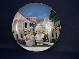 God Loveth A Cheerful Giver Hamilton Collection 1993 Precious Moments Plate M134 - £13.27 GBP