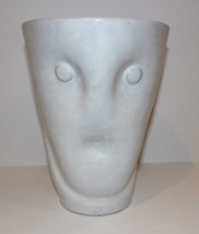 Fabulous Bitossi For Goodfriend Italy 95/155 Mcm Art Pottery 8 1/2&quot; Face Vase - $245.02