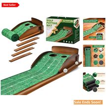 Indoor Putting Green Mat Extra Large Wide 9 10ft Practice Golf Training ... - $134.59