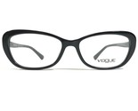 Vogue VO 2909 W44 Gafas Monturas Negro Gris Ojo de Gato Completo Borde 5... - $55.74