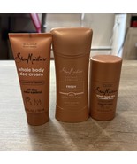 3 Pk SHEA MOISTURE Deodorants Whole Body Cream Stick Solid Coconut &amp; Hib... - €21,23 EUR