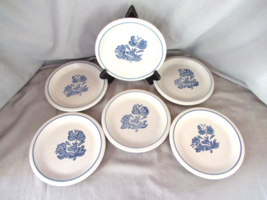 Vintage Pfaltzgraff Yorktowne 6-3/4&quot;bread desert plates  Set of 6 USA Castle - $19.55