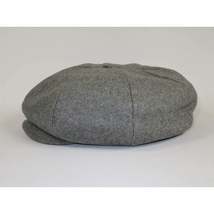 Mens Fashion Classic Flannel Wool Apple Cap Hat by Bruno Capelo ME907 Gray image 4