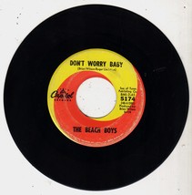 Capital 45 rpm Record: The Beach Boys - I Get Around &amp; Don&#39;t Worry Baby - £2.36 GBP