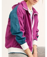 Free People Women&#39;s Highline Bomber Jacket, Size S Boisenberry-Combo - $67.16 CAD
