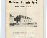 Fortress of Louisbourg National Historic Park Booklet Nova Scotia Canada... - $17.82