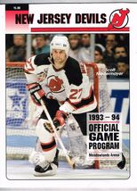 1993-94 New Jersey Devils Game Program VS LA Los Angeles Kings 1/15/94 G... - $29.65