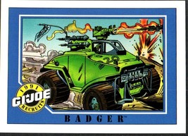 1991 Impel Hasbro - GI Joe Recruits Series 1 Trading Card- Badger - #111 NM - $1.68