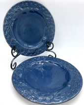 Home Grown by SIGNATURE Set of 2 Salad Plate 8 3/8 in Salad Plate Blue V... - £15.62 GBP