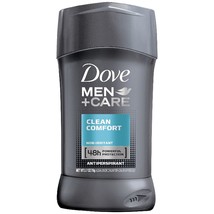 Dove Men+Care Antiperspirant Deodorant Stick, Clean Comfort, 2.7 oz - £17.51 GBP