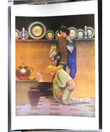 Vtg &quot;Checking the Tarts&quot; Maxfield Parrish Poster Book Print &#39;74 Nostalgi... - $39.99