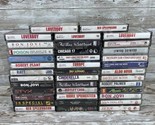 Vintage Rock Cassette Lot Of 38 Motley Crue, Van Halen, Bon Jovi, Def Le... - $128.65