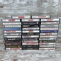 Vintage Rock Cassette Lot Of 38 Motley Crue, Van Halen, Bon Jovi, Def Leppard - £100.48 GBP