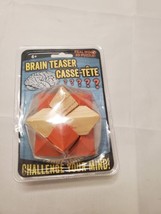 Brain Teaser 3-D Interlocking Real Wooden Puzzle Casse-Tete NEW Ages 6+ - £3.11 GBP