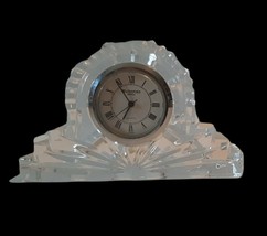 Vintage Waterford 2 1/2 x 4 inch Crystal Clear Clock Ireland - $56.09