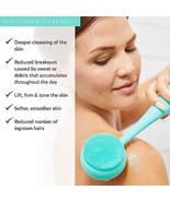 PMD Clean Body Cleansing Device with 3 Interchangeable Attachments, Teal - £55.18 GBP
