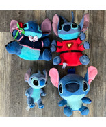 Disney LILO &amp; Stitch 4 Arm Red Alien Stuffed Animal Plush Lot of 4 Vario... - £19.24 GBP