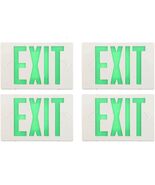 4 Pack Of LED Spectsun EXIT Sign Light, Hardwired, GREEN Color, Commericial - $66.26